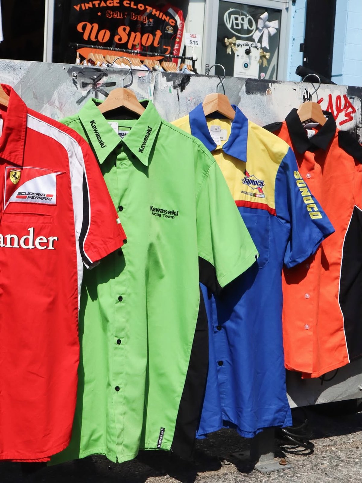 Vintage outerwear at No spot. Vintage, Kensington Market Toronto — curated pre-owned find 62